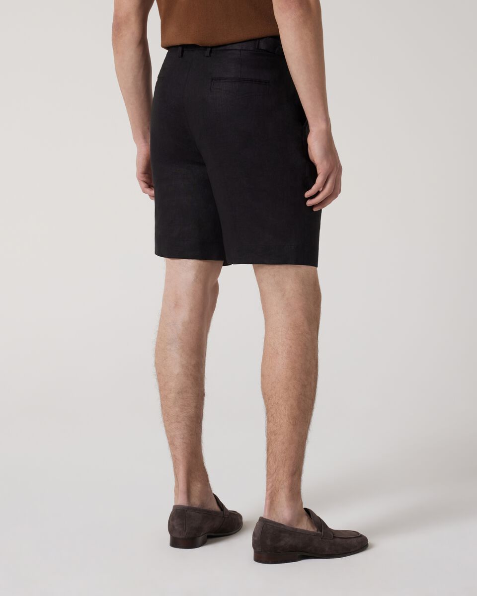Gurkha Linen Short, Black, hi-res